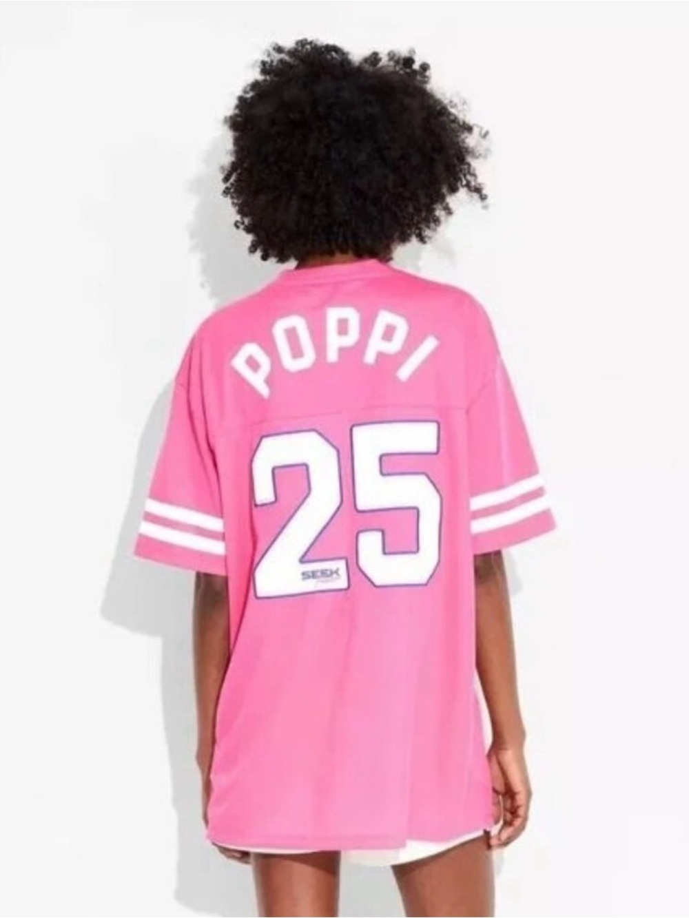 Poppi Pink Women's Jersey Top - Number 25